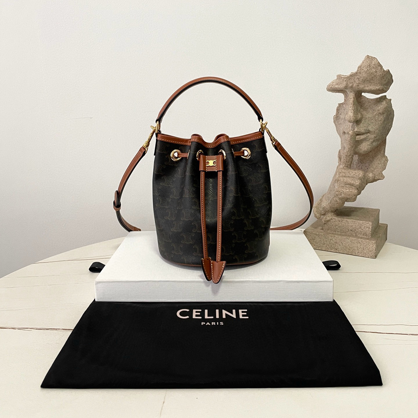 頂級復刻高仿Celine*Clara Mini系列水桶包 99%真