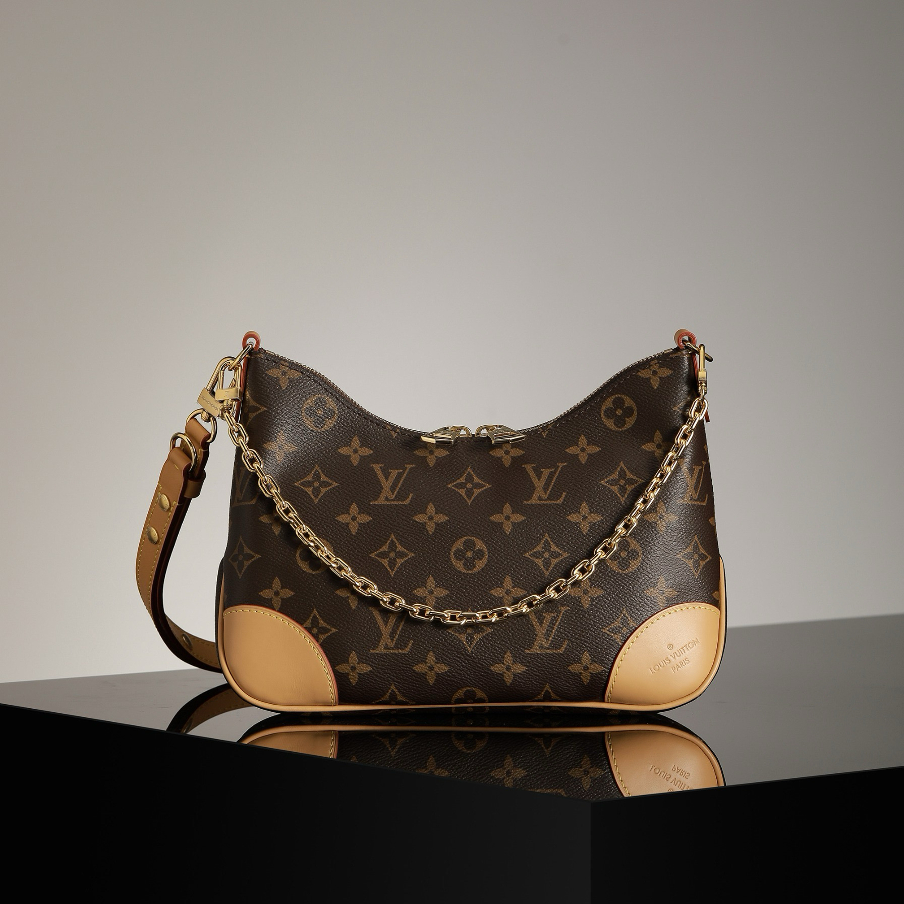 頂級復刻高仿Louis Vuitton* Boulogne系列 經典老花拼色 99%真