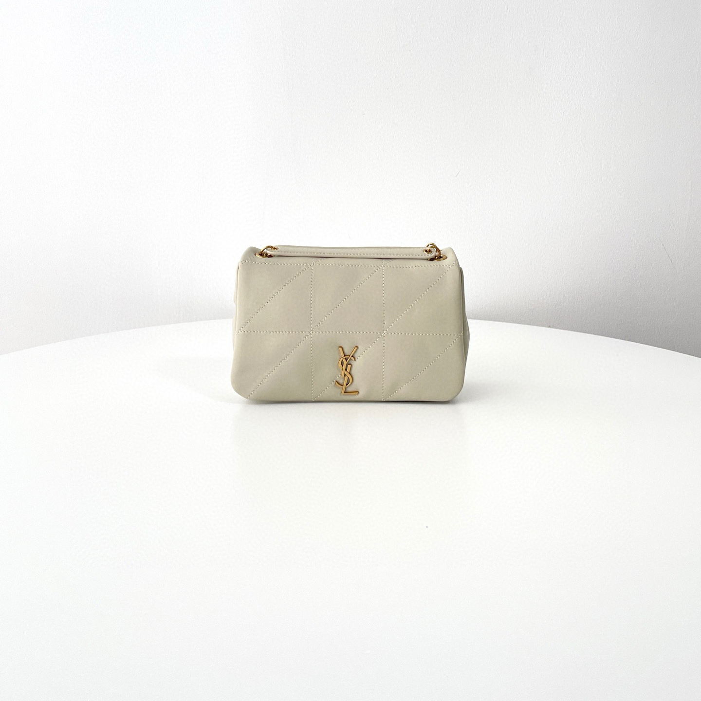 1:1復刻高仿YSL bag handbag​ Jamie mini奶白色 99%真