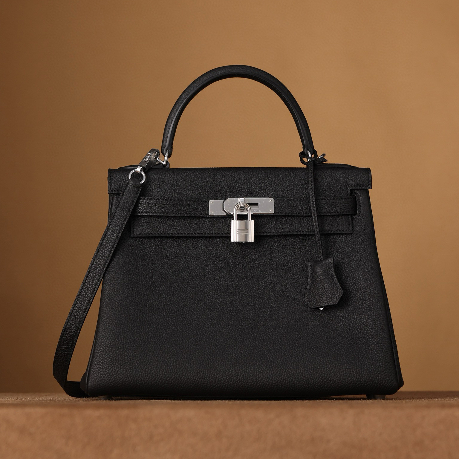 頂級復刻高仿愛馬仕Hermes bag 手袋 Kelly28黑色銀扣 99%真