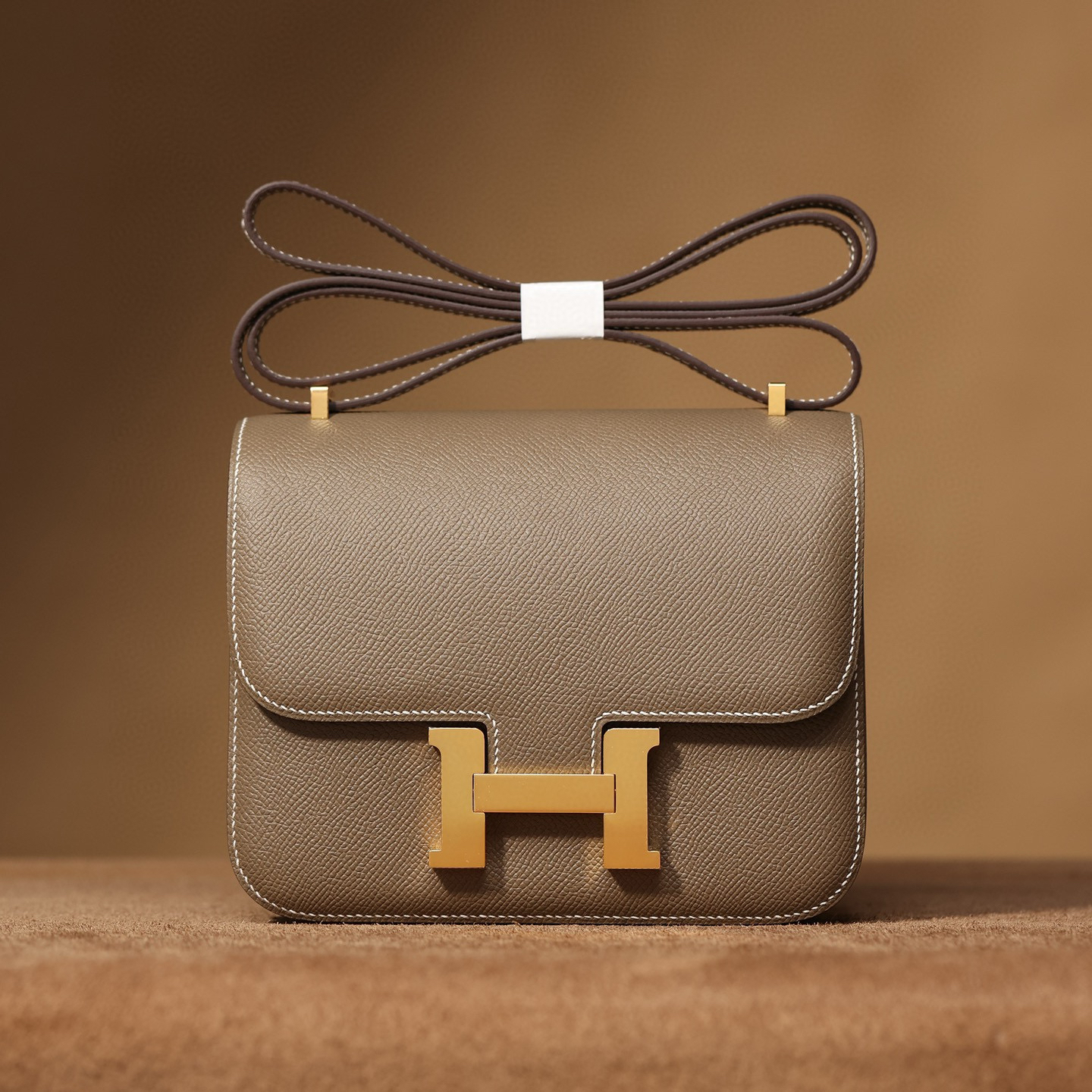 1:1復刻高仿Hermes bag 手袋 Constance19系列大象灰金扣 99%真