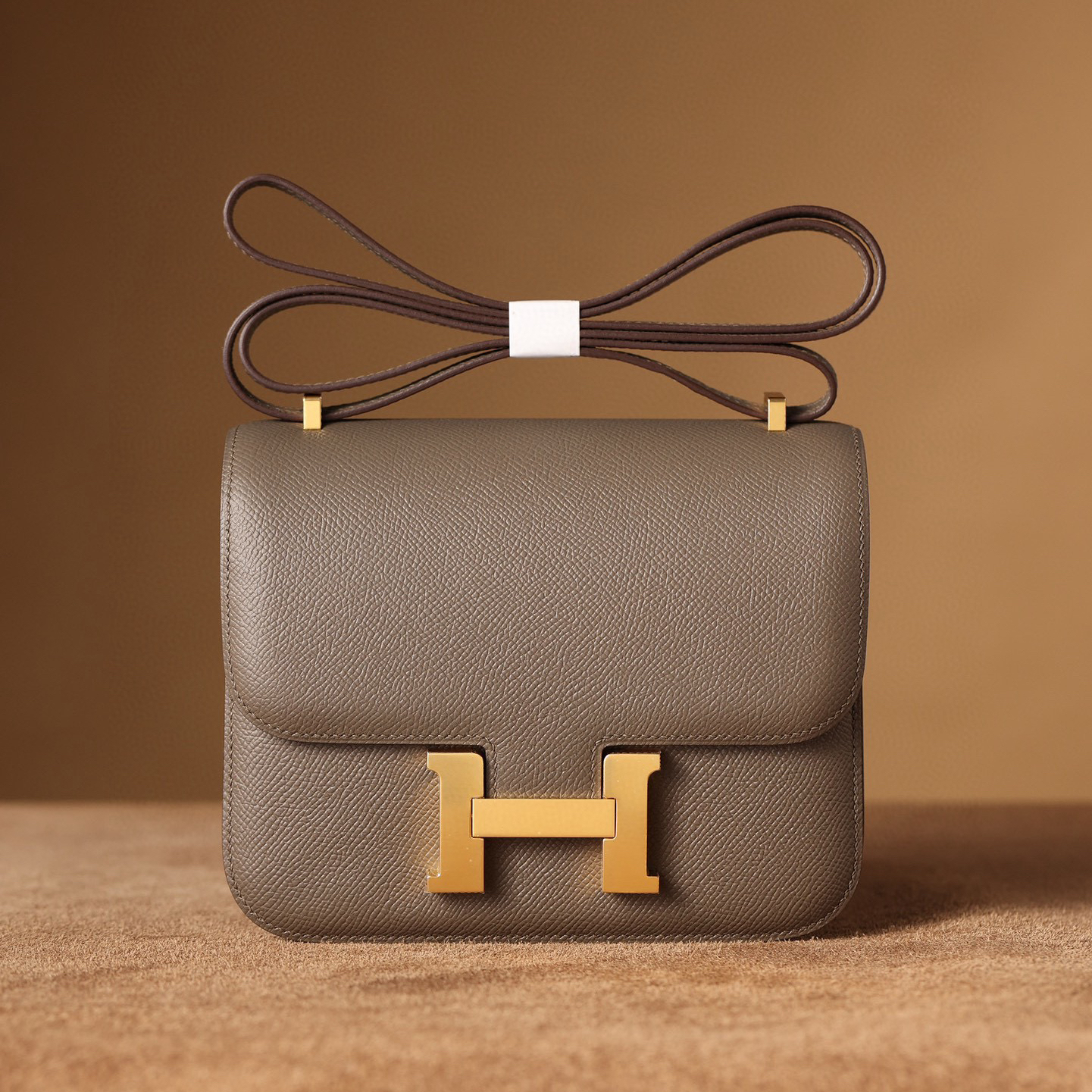 1:1復刻高仿Hermes bag 手袋 Constance19系列錫器灰金扣 99%真
