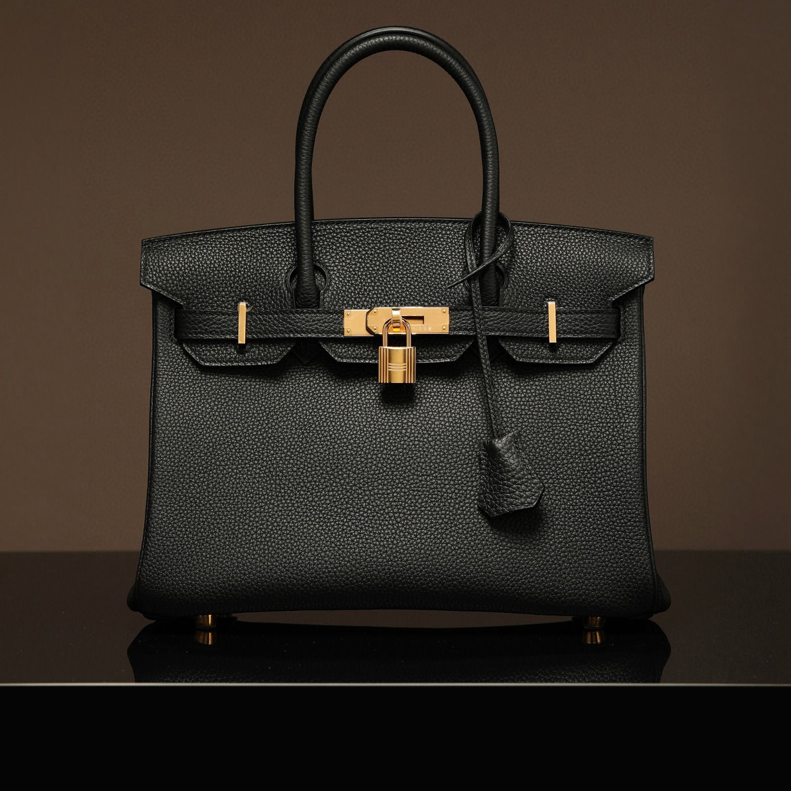 1:1復刻高仿Hermes bag 手袋 Birkin30系列黑金 99%真