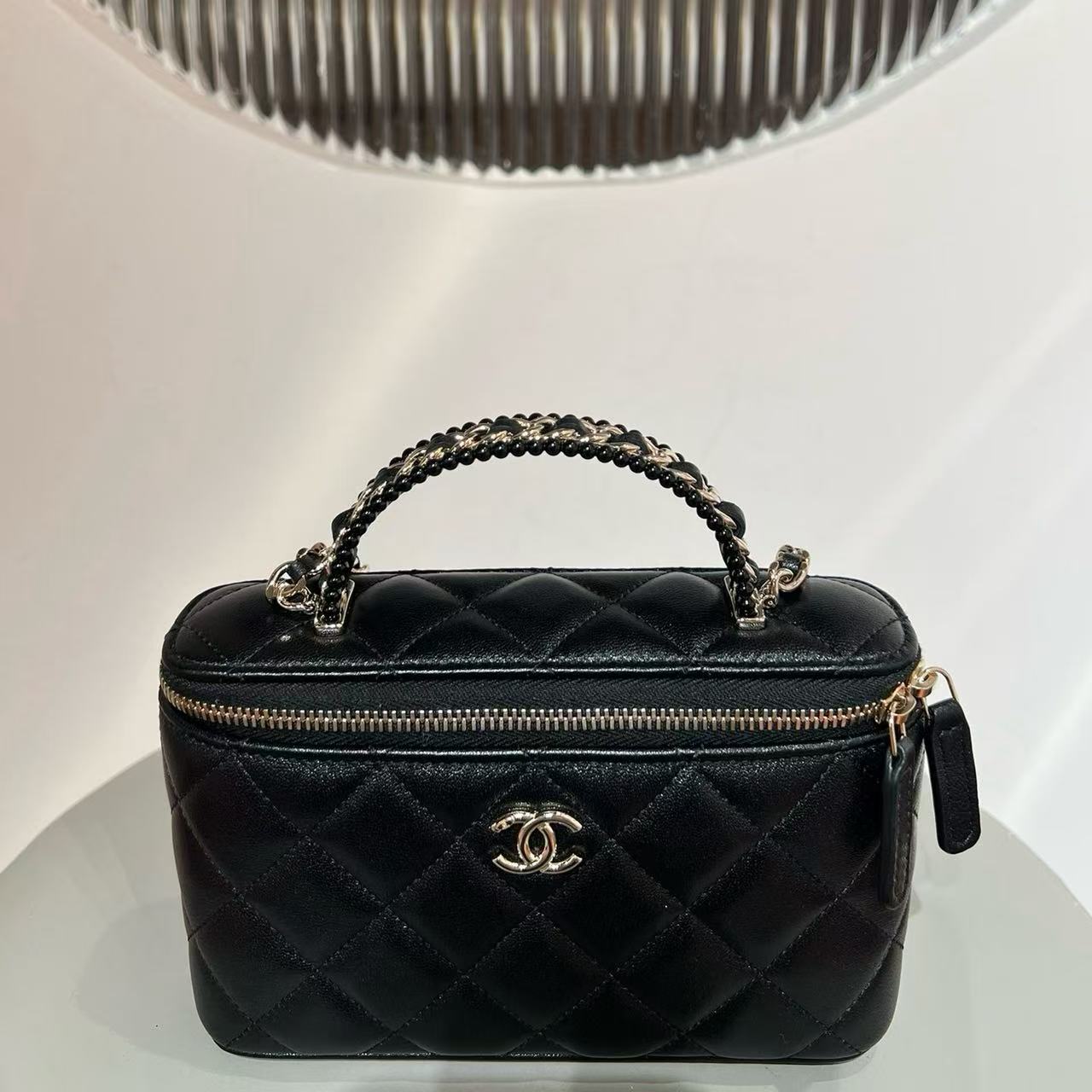 1:1復刻高仿Chanel 25c黑色盒子包99%真